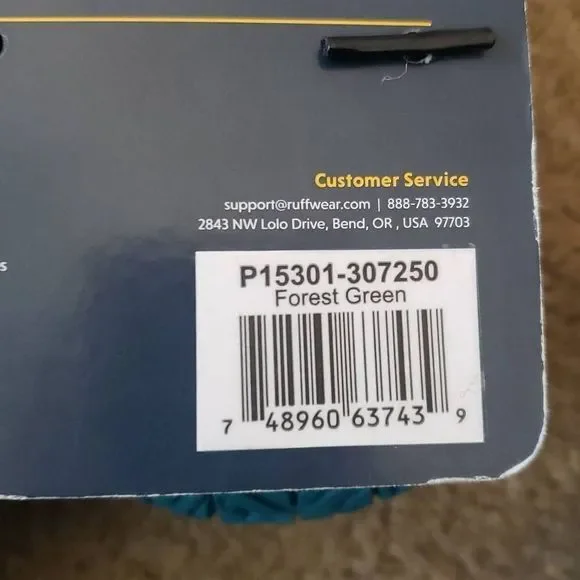 Ruffwear Polar Trex Dog Cold Weather Boots Forest Green Size 2.5 inches - Picture 4 of 4